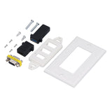 Audio Video Wall Socket 5 Gbps Embedded Installation Multimedia Port Composite Video Panel