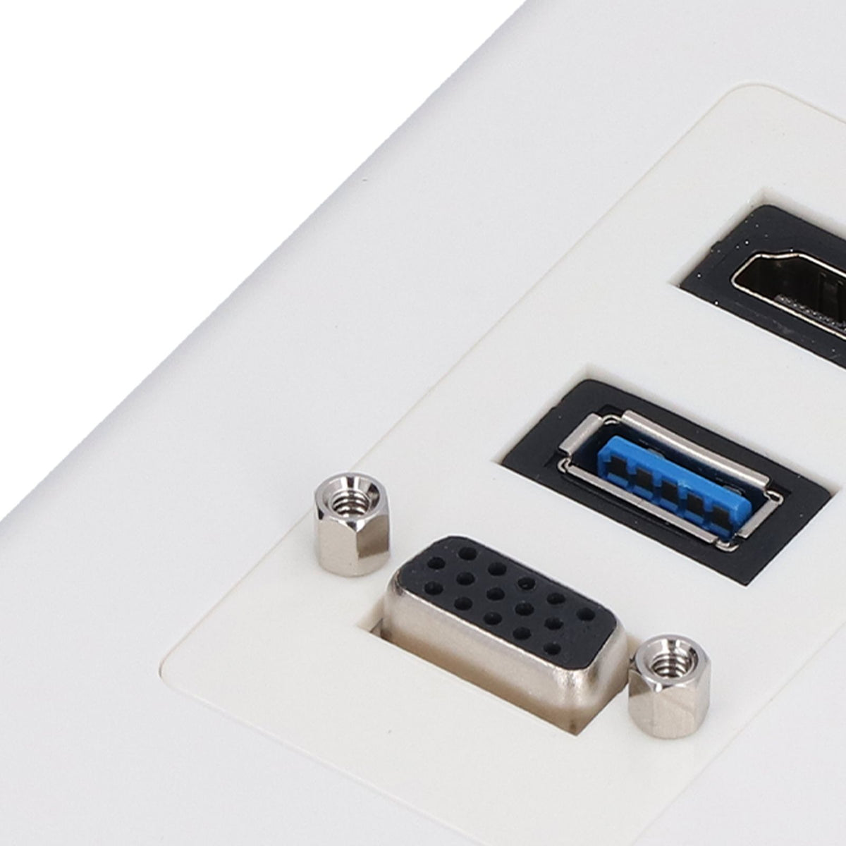 Audio Video Wall Socket 5 Gbps Embedded Installation Multimedia Port Composite Video Panel