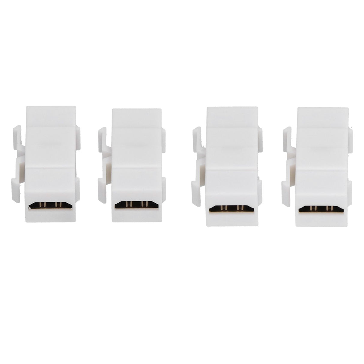 4 HD Multimedia Interface Wall Plate US Standard ABS Outlet Panel for AV Receiver Home Theater System