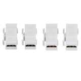 4 HD Multimedia Interface Wall Plate US Standard ABS Outlet Panel for AV Receiver Home Theater System