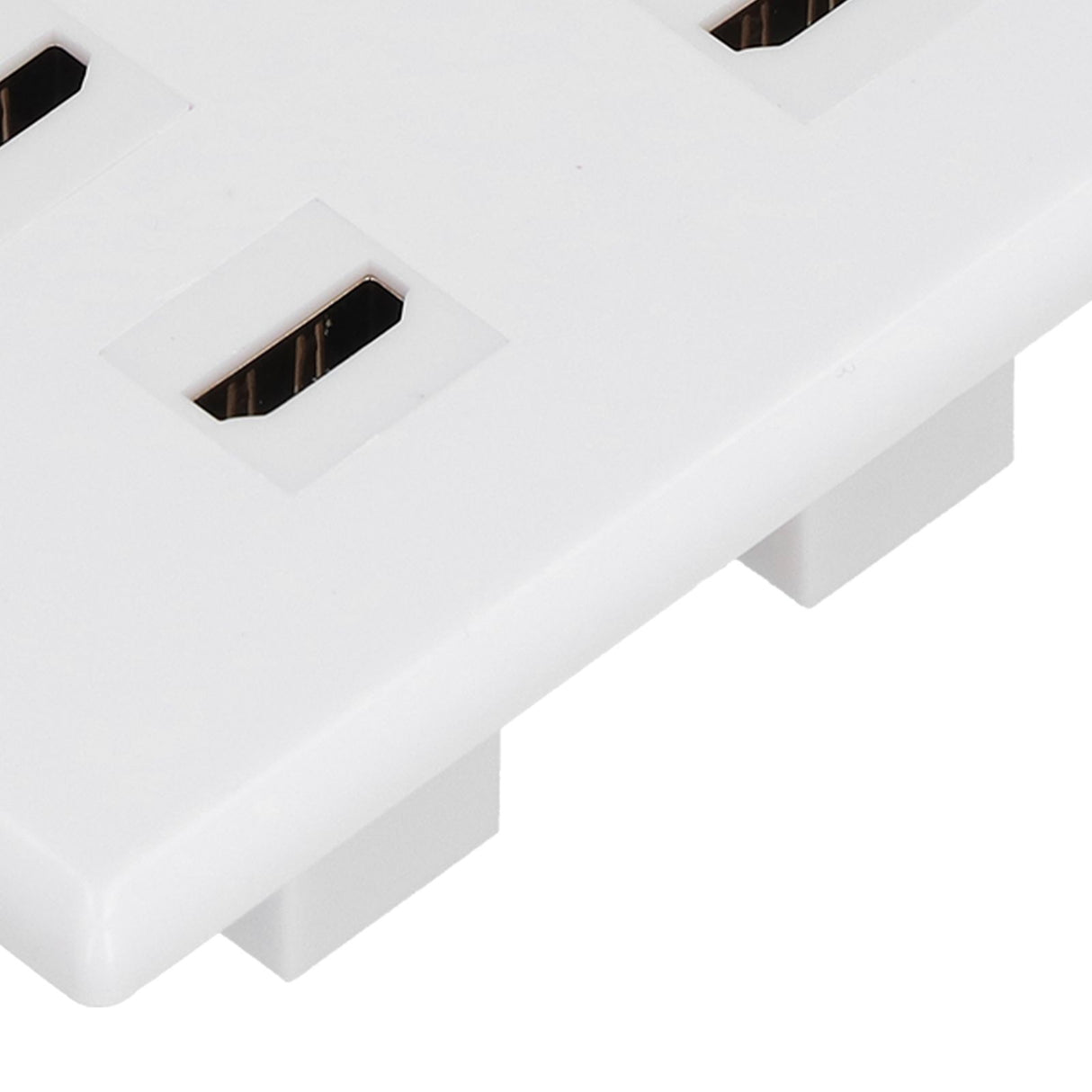 4 HD Multimedia Interface Wall Plate US Standard ABS Outlet Panel for AV Receiver Home Theater System