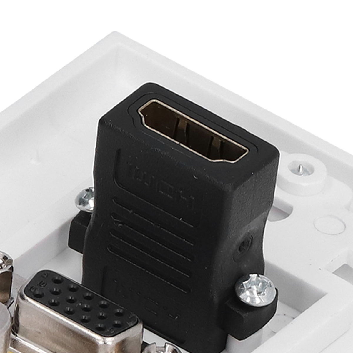 Audio Video Wall Socket 3.5mm F Connector Multimedia Port Wear Resistant Composite Video Panel