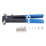 Rivet Gun Kit Portable Save Effort High Hardness Stainless Steel Manual Riveting Tool
