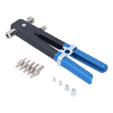 Rivet Gun Kit Portable Save Effort High Hardness Stainless Steel Manual Riveting Tool