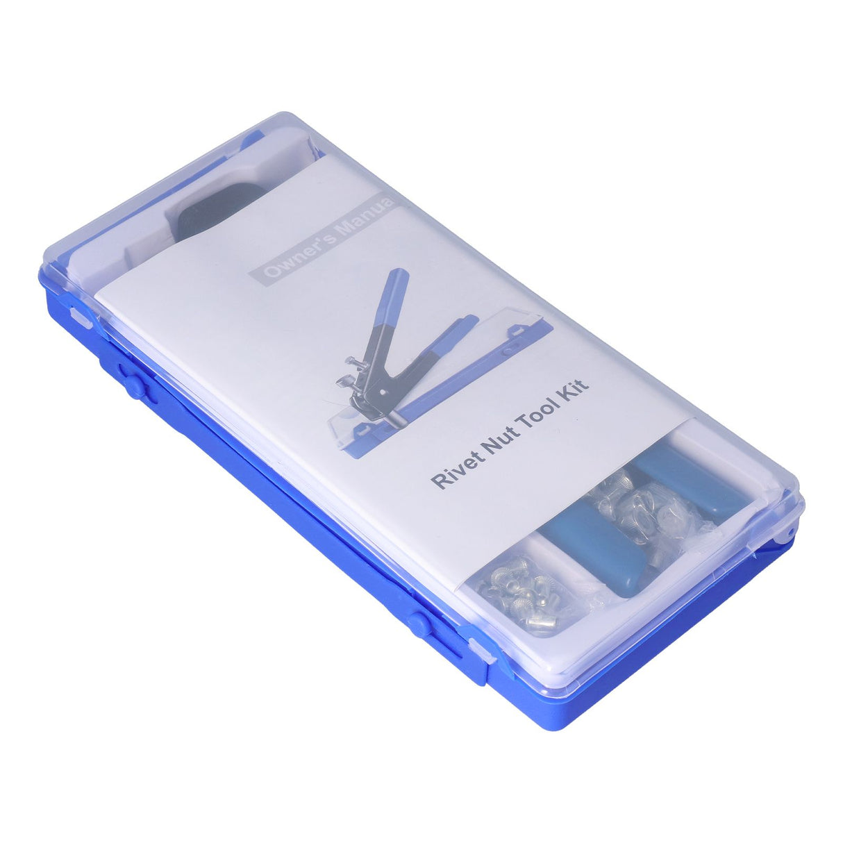 Rivet Gun Kit Portable Save Effort High Hardness Stainless Steel Manual Riveting Tool
