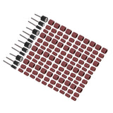132pcs Sanding Bands Durable Aluminum Alloy Drum Sander Tool for Woodworking Metal Polishing