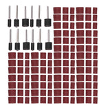 132pcs Sanding Bands Durable Aluminum Alloy Drum Sander Tool for Woodworking Metal Polishing - Low Angle