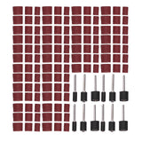 132pcs Sanding Bands Durable Aluminum Alloy Drum Sander Tool for Woodworking Metal Polishing - Extra Image