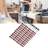 132pcs Sanding Bands Durable Aluminum Alloy Drum Sander Tool for Woodworking Metal Polishing - Extra Image
