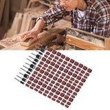 132pcs Sanding Bands Durable Aluminum Alloy Drum Sander Tool for Woodworking Metal Polishing - Extra Image