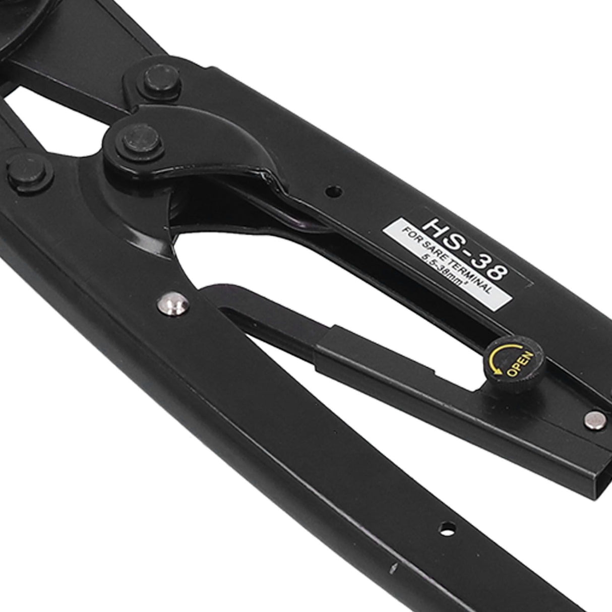 Labor Saving Crimping Pliers Bare Terminal Wire Rope Crimping Tool 5.5-38mm for Home Improvement