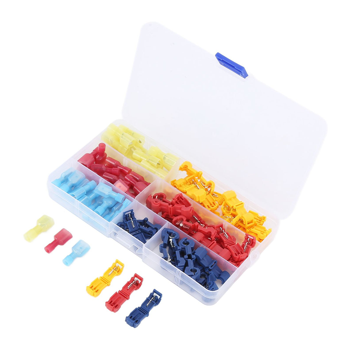 Quick Electrical Cable Connectors Snap Splice Lock Wire Terminal Crimp Wire Connector