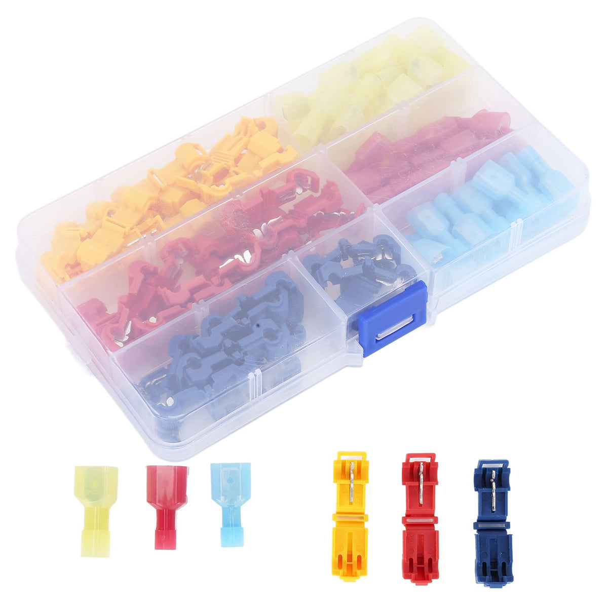 Quick Electrical Cable Connectors Snap Splice Lock Wire Terminal Crimp Wire Connector