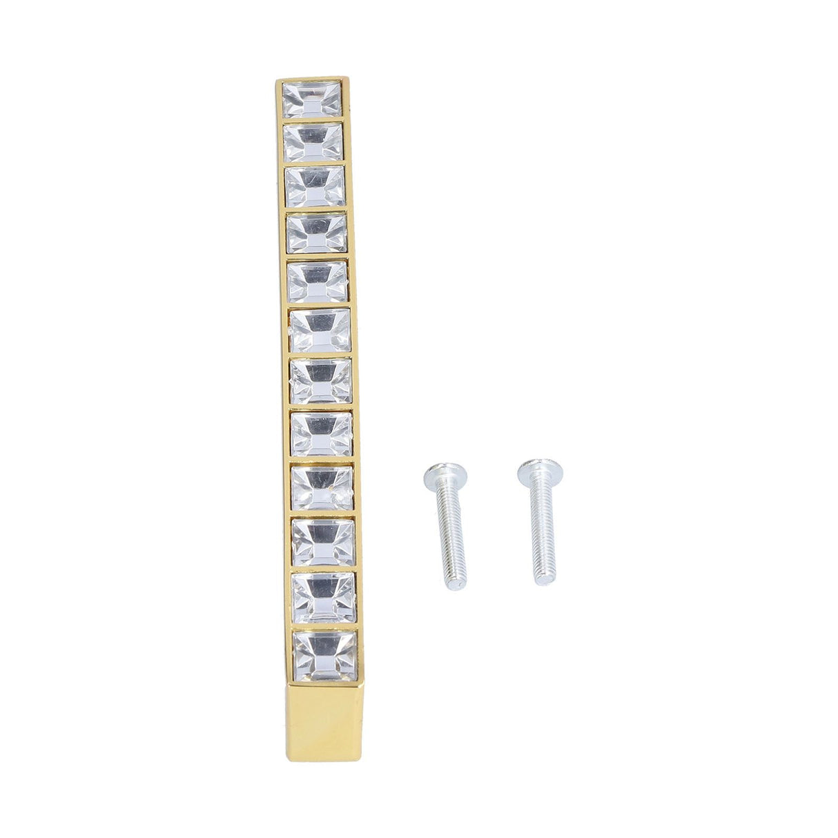4Pcs/set Crystal Handle Modern Cabinet Door Diamonds Double Hole Pitch 128mm Drawer Knob