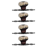 4 Sets Furniture Handle Zinc Alloy Cabinet Door Drawer Handle Exquisite Furniture AccessoriesWhite
