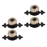 4 Sets Furniture Handle Zinc Alloy Cabinet Door Drawer Handle Exquisite Furniture AccessoriesWhite