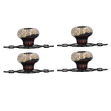 4 Sets Furniture Handle Zinc Alloy Cabinet Door Drawer Handle Exquisite Furniture AccessoriesWhite