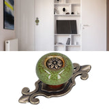 4 Sets Furniture Handle Zinc Alloy Cabinet Door Drawer Handle Exquisite Furniture AccessoriesGreen