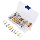 150Pcs Wire Terminals Brass Oxidation Resistance Corrosion Resistance High Conductivity Wire Crimp Terminal Block - Side View