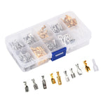 150Pcs Wire Terminals Brass Oxidation Resistance Corrosion Resistance High Conductivity Wire Crimp Terminal Block