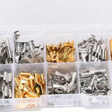 150Pcs Wire Terminals Brass Oxidation Resistance Corrosion Resistance High Conductivity Wire Crimp Terminal Block