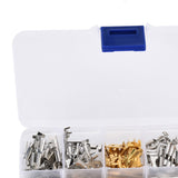 150Pcs Wire Terminals Brass Oxidation Resistance Corrosion Resistance High Conductivity Wire Crimp Terminal Block - Extra Image