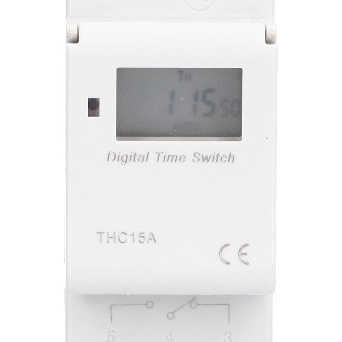 Digital Time Switch Real Time Display High Accuracy Anti Interference Programmable Timer Switch