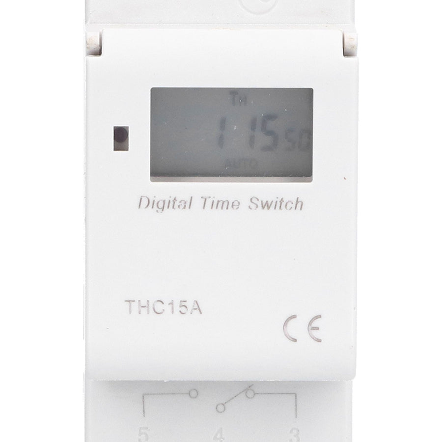 Digital Time Switch Real Time Display High Accuracy Anti Interference Programmable Timer Switch