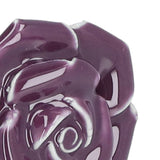 4 Set Rose Shaped Handle Modern Ceramic Cabinet Knob for Home Living Room BedroomPurple
