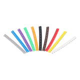 Clip On Cable Marker Waterproof Cable Identification Tube Colorful 0‑9 Number Wire Label Tube Wire Marker - Extra Image
