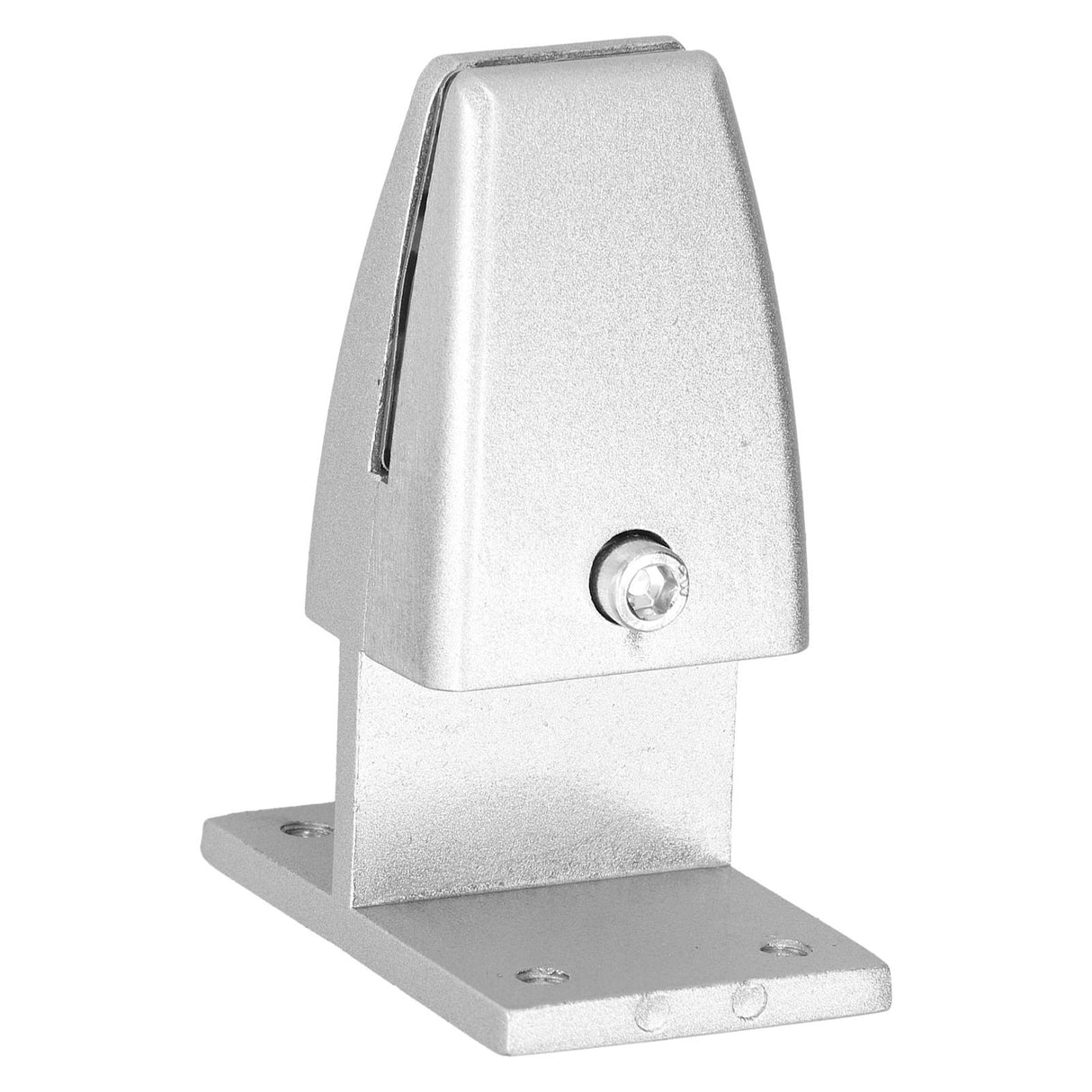 4pcs Desk Screen Baffle Clamp T Type Aluminum Alloy Silver Desktop Partition Bracket Holder for Office Classroom