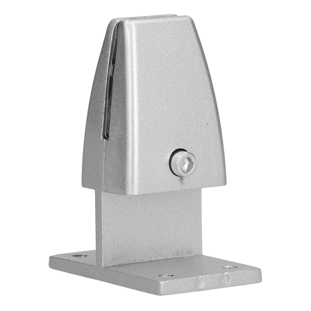 4pcs Desk Screen Baffle Clamp T Type Aluminum Alloy Silver Desktop Partition Bracket Holder for Office Classroom