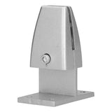 4pcs Desk Screen Baffle Clamp T Type Aluminum Alloy Silver Desktop Partition Bracket Holder for Office Classroom