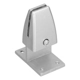 4pcs Desk Screen Baffle Clamp T Type Aluminum Alloy Silver Desktop Partition Bracket Holder for Office Classroom