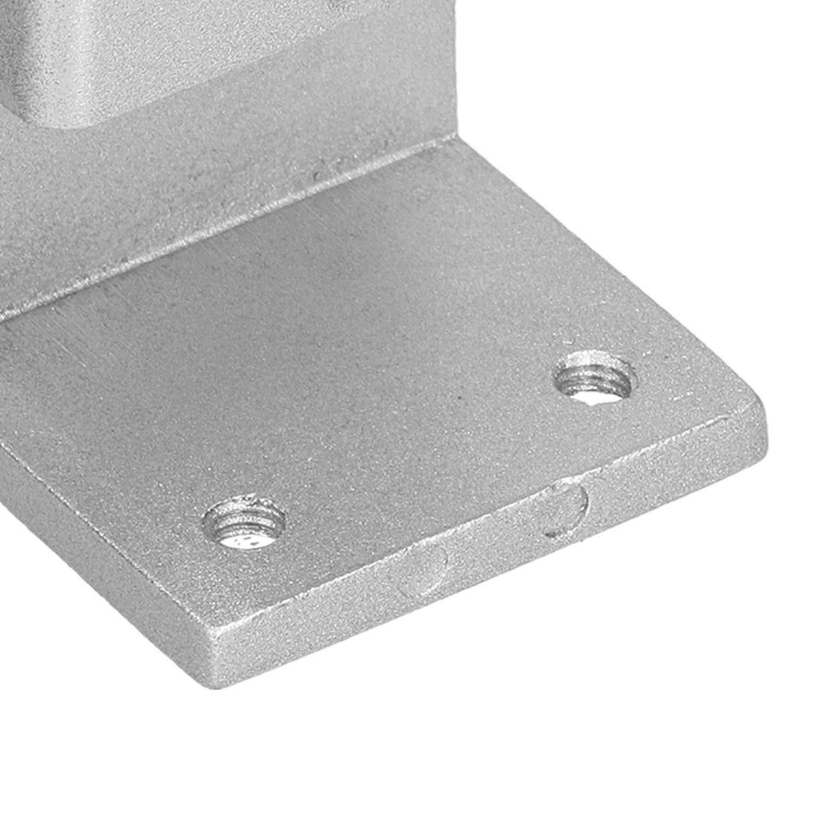4pcs Desk Screen Baffle Clamp T Type Aluminum Alloy Silver Desktop Partition Bracket Holder for Office Classroom