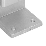 4pcs Desk Screen Baffle Clamp T Type Aluminum Alloy Silver Desktop Partition Bracket Holder for Office Classroom - Extra Image