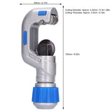 Mini Tube Cutter Bearing Tubing Pipe Cutter 4-32mm Cutting Diameter for Iron Pipe Steel Tube