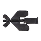 Portable Door Lock Home Security Locker Travel Lockdown Lock Anti Thief Easy to Install for Hotel and ApartmentBlack - 45-Degree Angle
