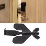Portable Door Lock Home Security Locker Travel Lockdown Lock Anti Thief Easy to Install for Hotel and ApartmentBlack