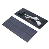 2.5W Solar Panel 188x78.5mm Solar Charging Board 3.7V‑5V Battery Charger High Conversion Efficiency and Portable for Greenhouse and Family - Front View