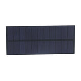 2.5W Solar Panel 188x78.5mm Solar Charging Board 3.7V‑5V Battery Charger High Conversion Efficiency and Portable for Greenhouse and Family - 45-Degree Angle
