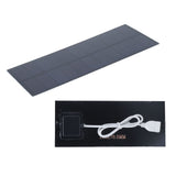 2.5W Solar Panel 188x78.5mm Solar Charging Board 3.7V‑5V Battery Charger High Conversion Efficiency and Portable for Greenhouse and Family - Rear View