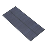 2.5W Solar Panel 188x78.5mm Solar Charging Board 3.7V‑5V Battery Charger High Conversion Efficiency and Portable for Greenhouse and Family - Low Angle