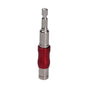Hex Bit Tip Holder Chrome Vanadium Steel Self Locking Multi Angle Extension Rod for Electric Drill Screwdriver(Red Silver )