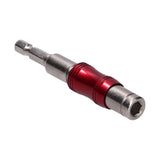Hex Bit Tip Holder Chrome Vanadium Steel Self Locking Multi Angle Extension Rod for Electric Drill Screwdriver(Red Silver ) - Close-Up Angle