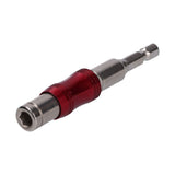 Hex Bit Tip Holder Chrome Vanadium Steel Self Locking Multi Angle Extension Rod for Electric Drill Screwdriver(Red Silver )
