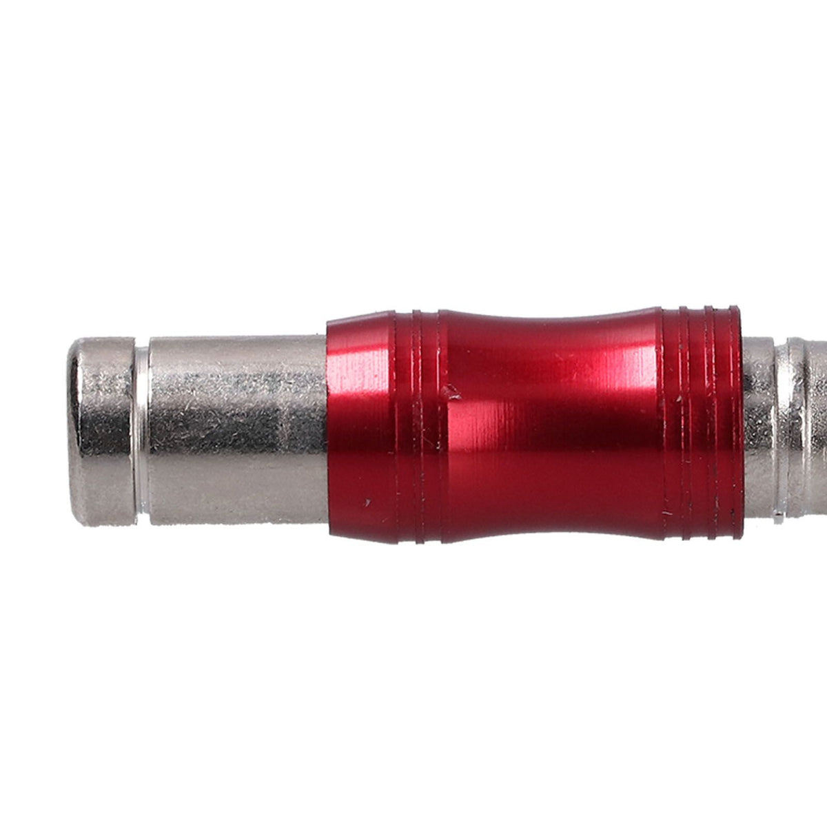 Hex Bit Tip Holder Chrome Vanadium Steel Self Locking Multi Angle Extension Rod for Electric Drill Screwdriver(Red Silver )
