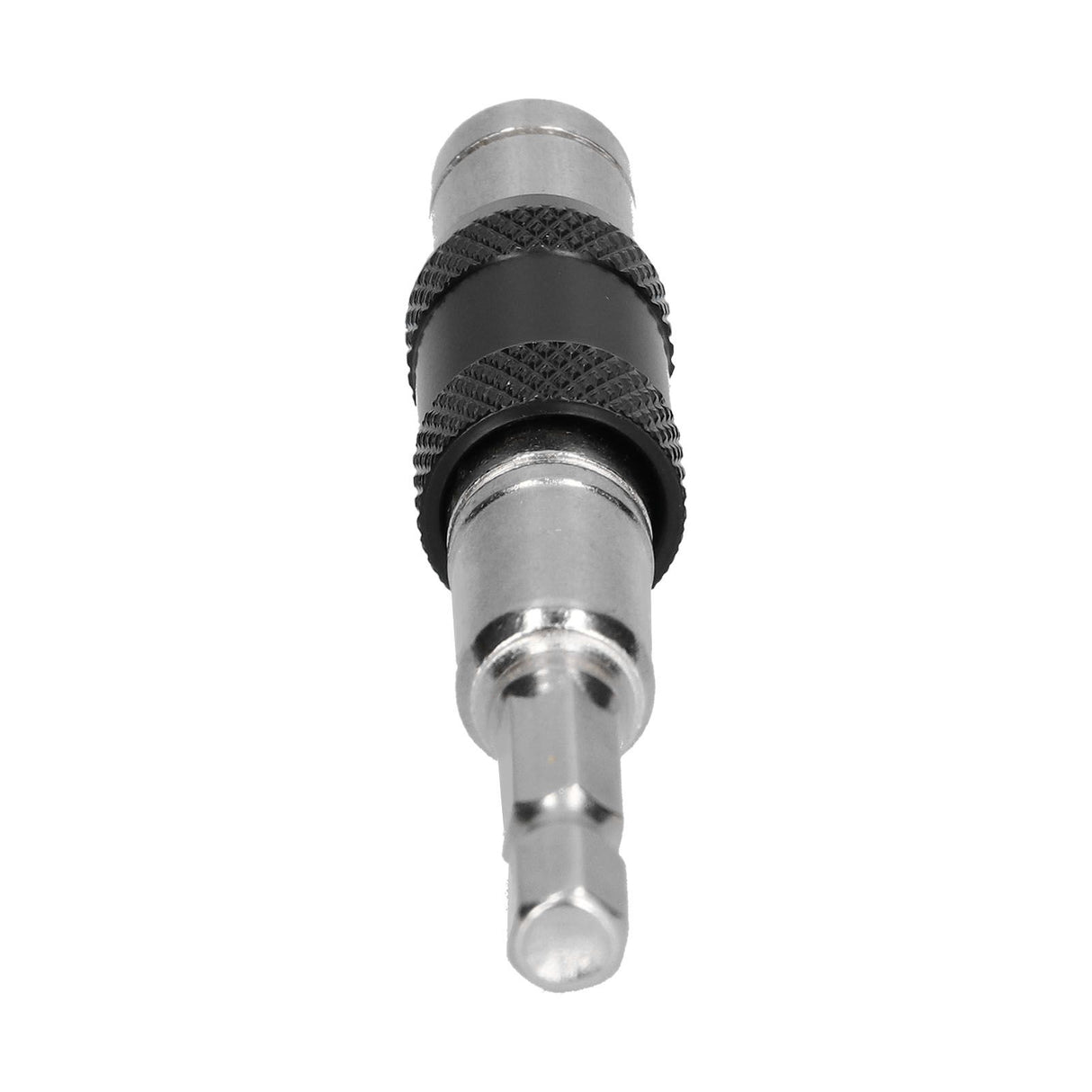 Hex Bit Tip Holder Chrome Vanadium Steel Self Locking Multi Angle Extension Rod for Electric Drill Screwdriver(Silver Black )
