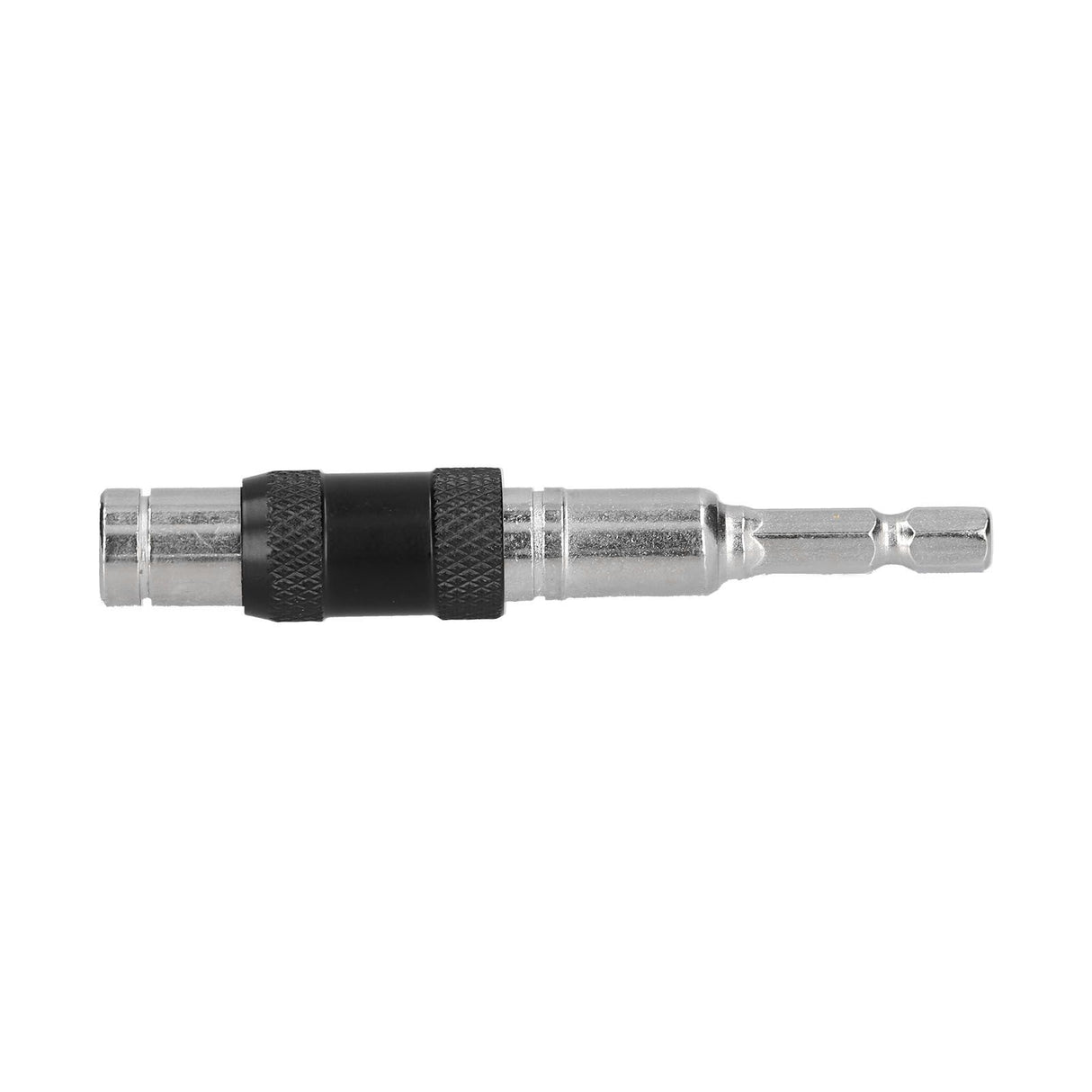 Hex Bit Tip Holder Chrome Vanadium Steel Self Locking Multi Angle Extension Rod for Electric Drill Screwdriver(Silver Black )