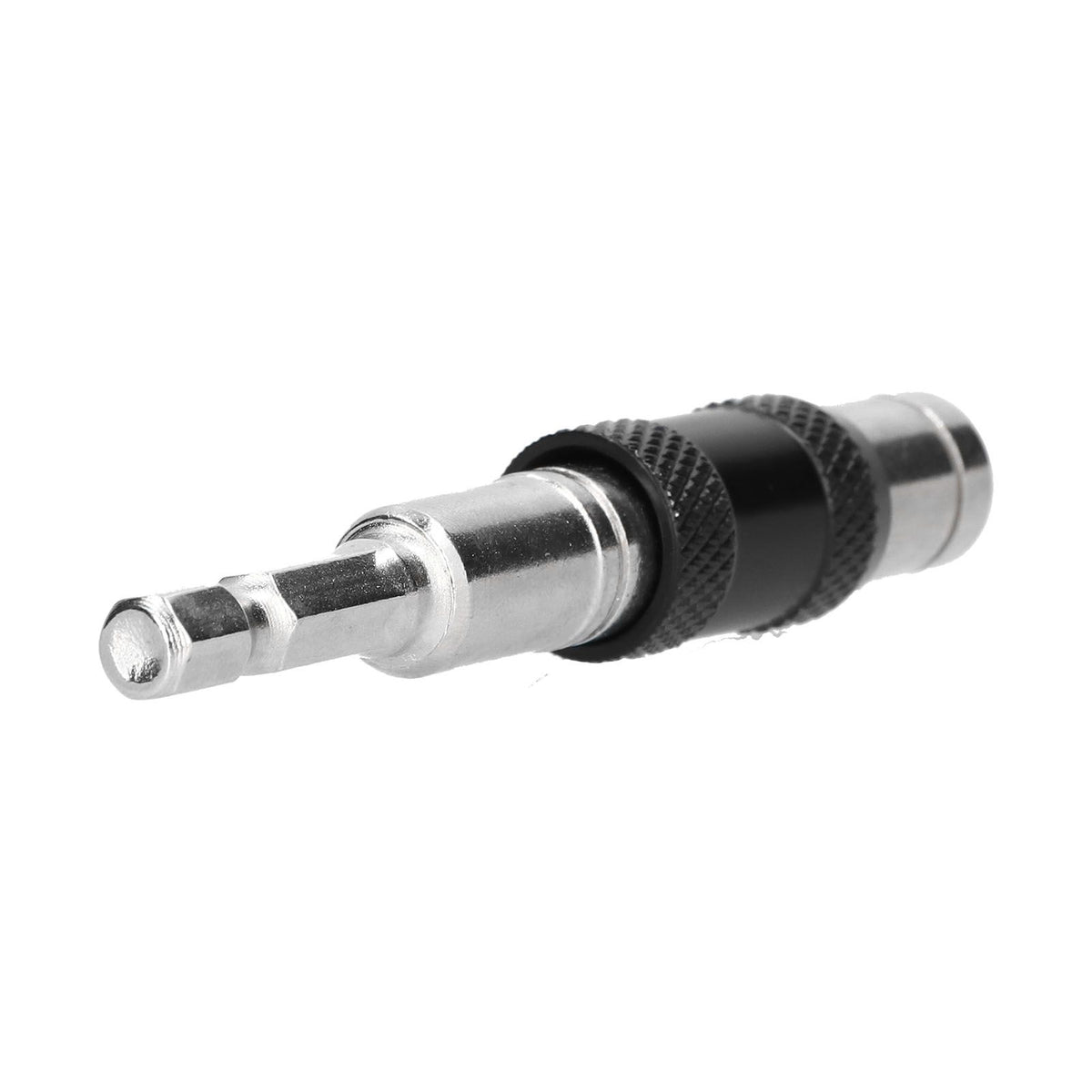 Hex Bit Tip Holder Chrome Vanadium Steel Self Locking Multi Angle Extension Rod for Electric Drill Screwdriver(Silver Black )
